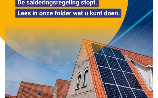 Flyer over afschaffing salderingsregeling 